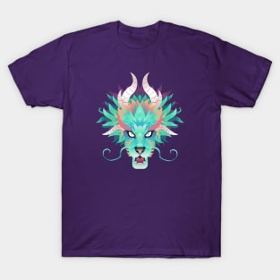 Dragon Head Purple T-Shirt